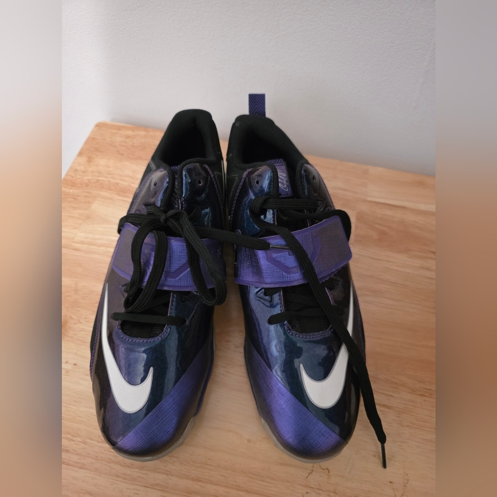 Nike Black and Purple Sneakers
